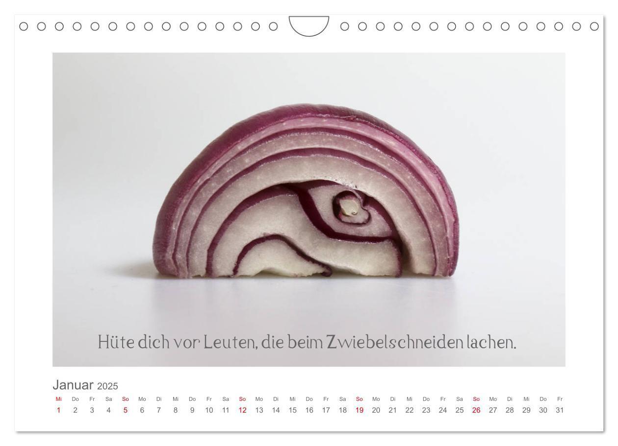 Bild: 9783435290369 | FunnyFood (Wandkalender 2025 DIN A4 quer), CALVENDO Monatskalender