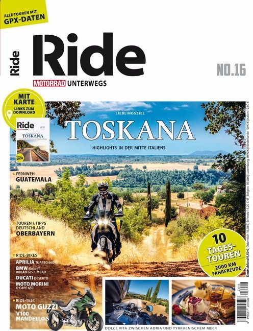 Cover: 9783613321120 | RIDE - Motorrad unterwegs, No. 16 | Toskana | Taschenbuch | 150 S.