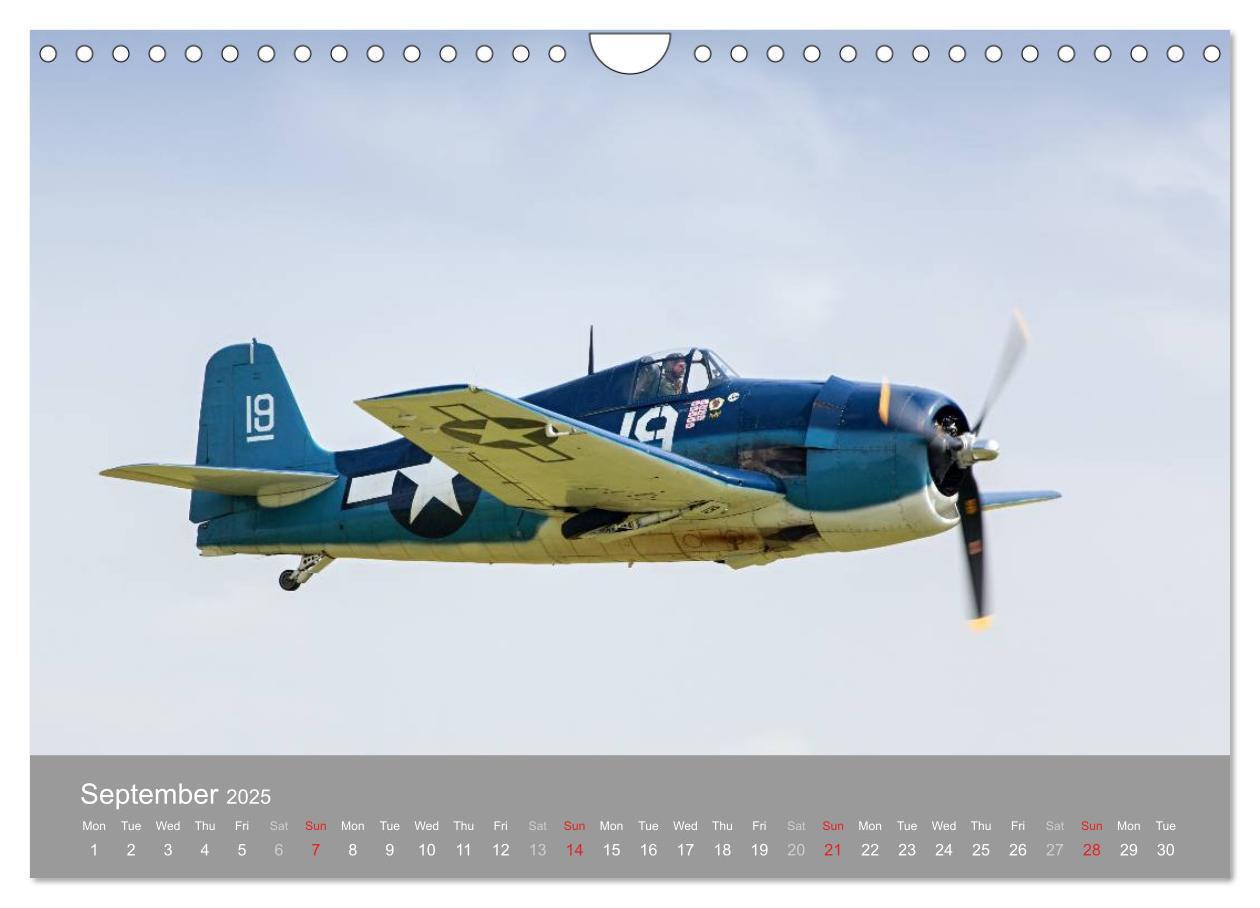 Bild: 9781325964604 | The Flying Legends (Wall Calendar 2025 DIN A4 landscape), CALVENDO...