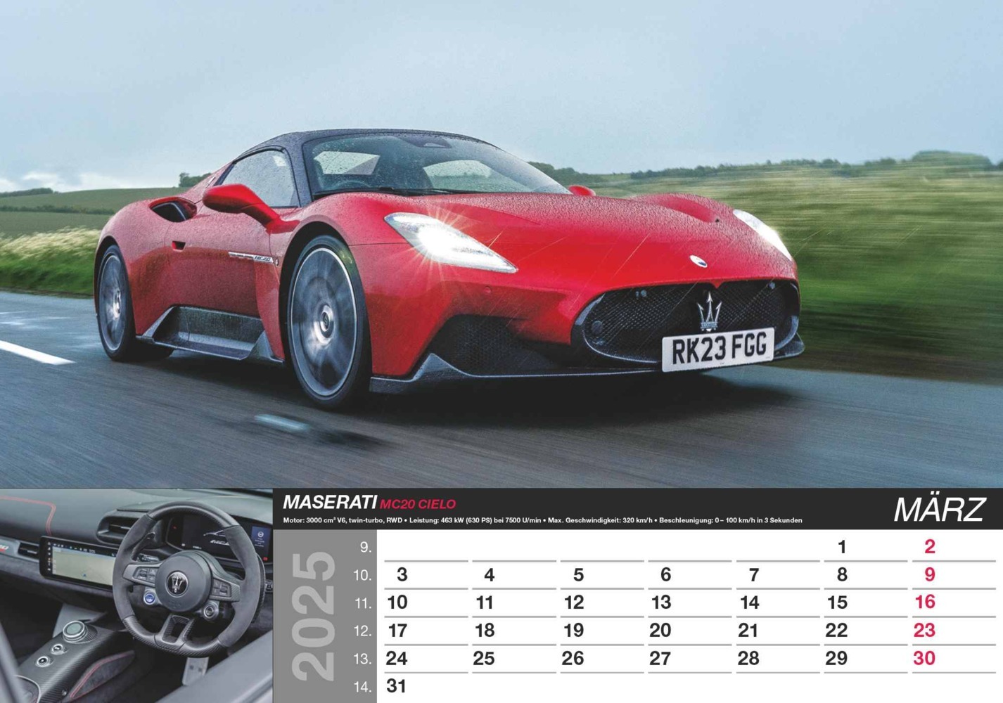 Bild: 4251732344115 | Alpha Edition - Fast Car 2025 Bildkalender, 48,5x34cm, Wandkalender...