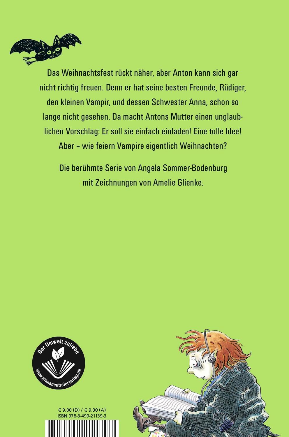 Rückseite: 9783733508258 | Der kleine Vampir feiert Weihnachten | Angela Sommer-Bodenburg | Buch