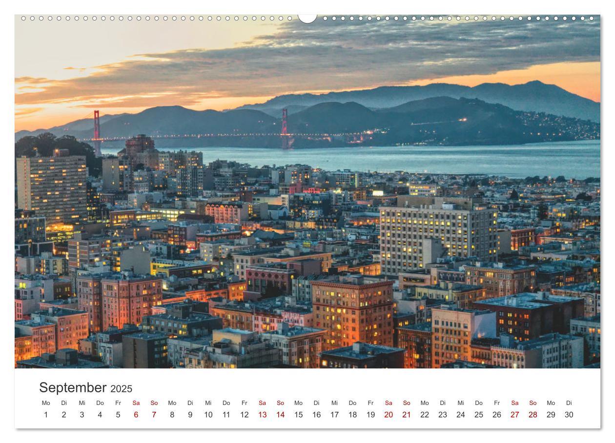 Bild: 9783435007080 | San Francisco - Die Heimat der Golden Gate Bridge. (Wandkalender...