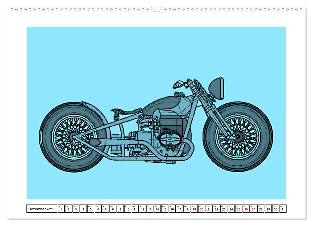 Bild: 9783435359837 | Motor Craft Motorräder (Wandkalender 2025 DIN A2 quer), CALVENDO...