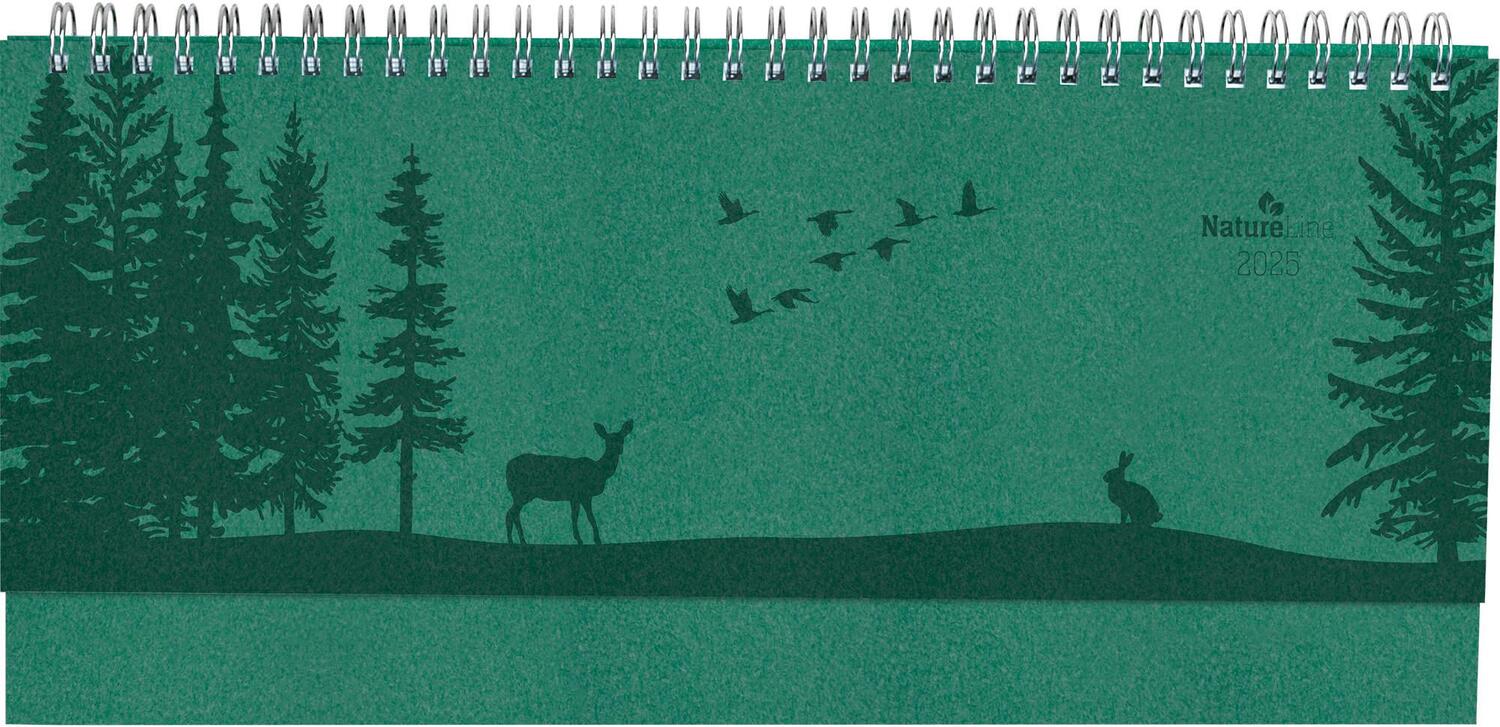 Cover: 4251732343927 | Tisch-Querkalender Nature Line Forest 2025 - Tisch-Kalender -...