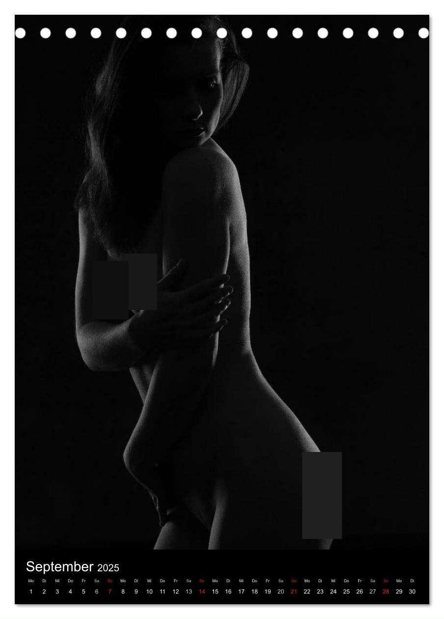 Bild: 9783457079911 | Erotische Silhouetten / CH-Version (Tischkalender 2025 DIN A5...