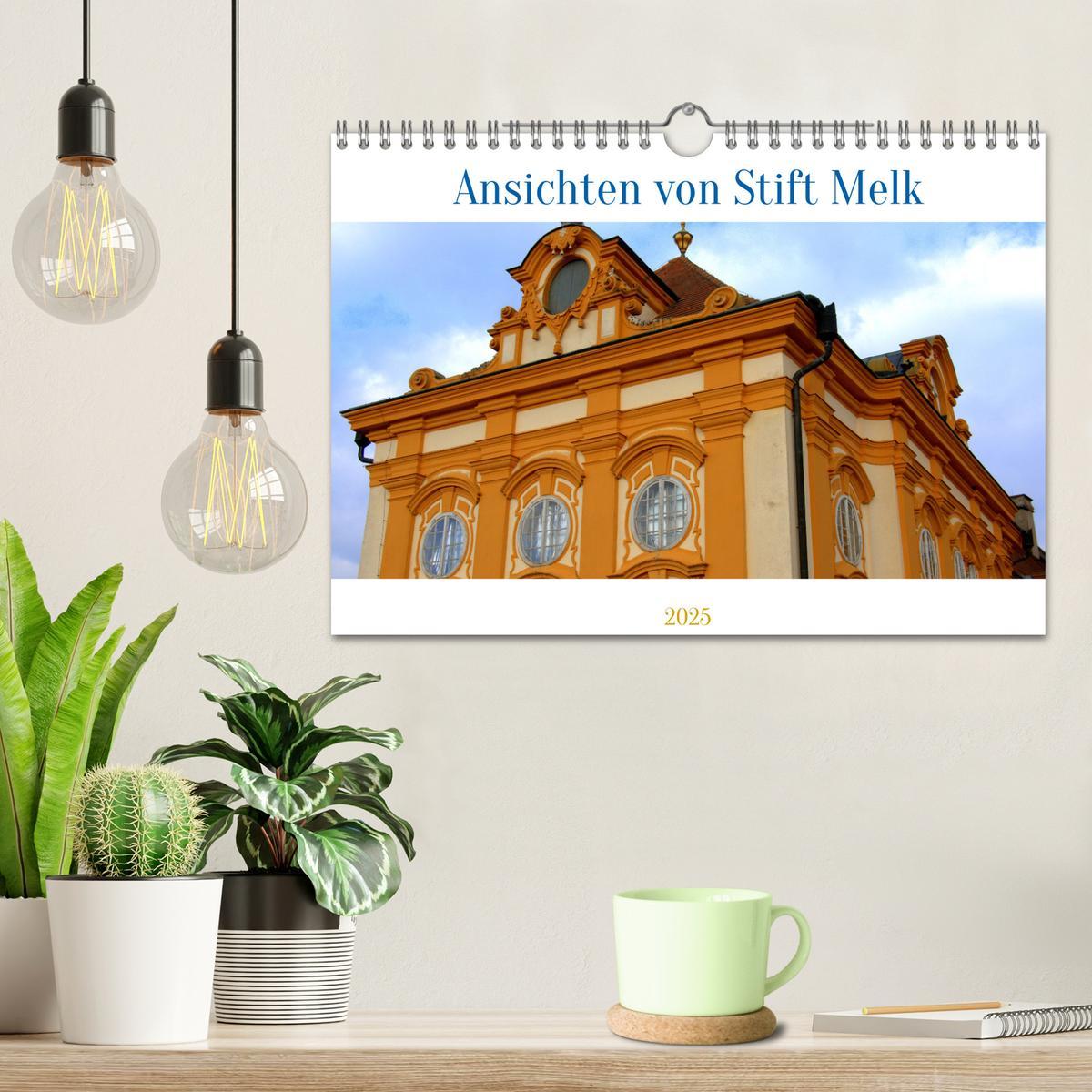 Bild: 9783457138960 | Ansichten vom Stift in Melk (Wandkalender 2025 DIN A4 quer),...