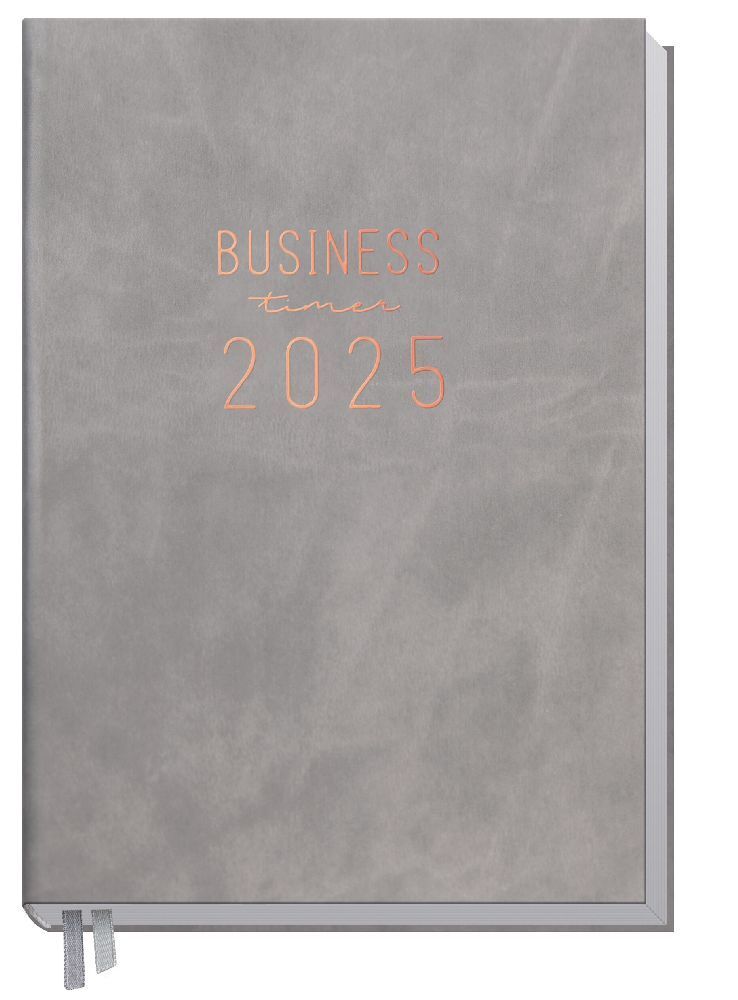 Cover: 4029357084408 | Business-Timer 2025 12 MONATE [Grau-Rosè] | Andreas Reiter | Kalender