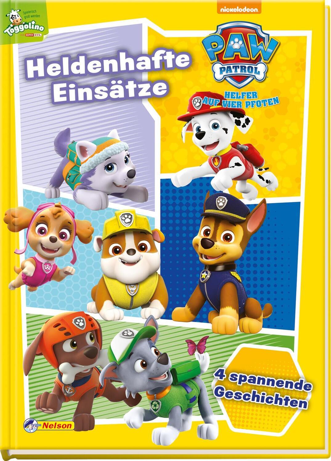 Cover: 9783845110035 | PAW Patrol: Heldenhafte Einsätze | 4 spannende Geschichten | Buch