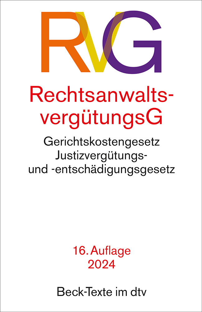 Cover: 9783423532204 | Rechtsanwaltsvergütungsgesetz | Taschenbuch | 301 S. | Deutsch | 2024