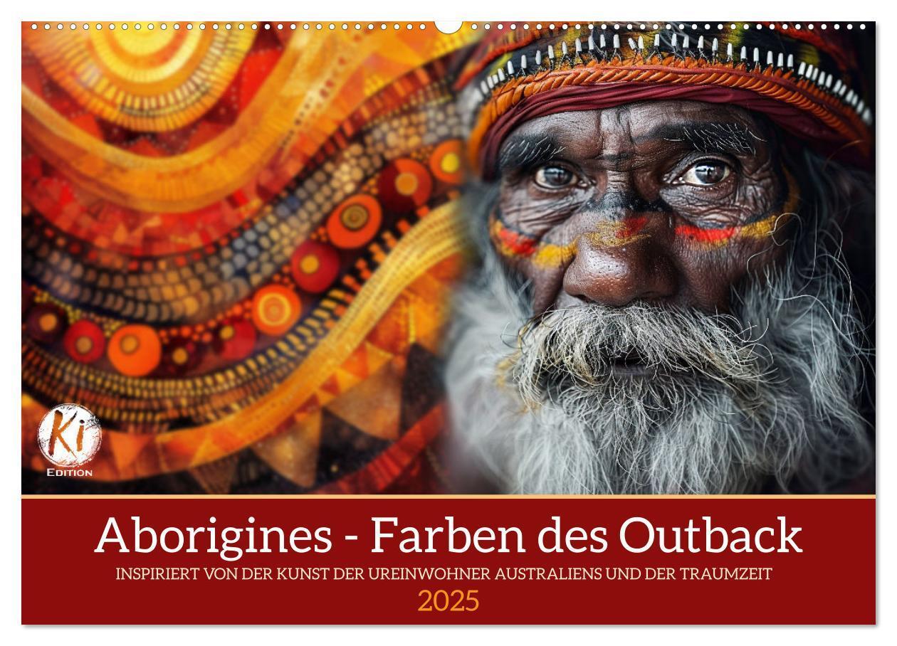 Cover: 9783383819162 | Aborigines - Farben des Outback (Wandkalender 2025 DIN A2 quer),...