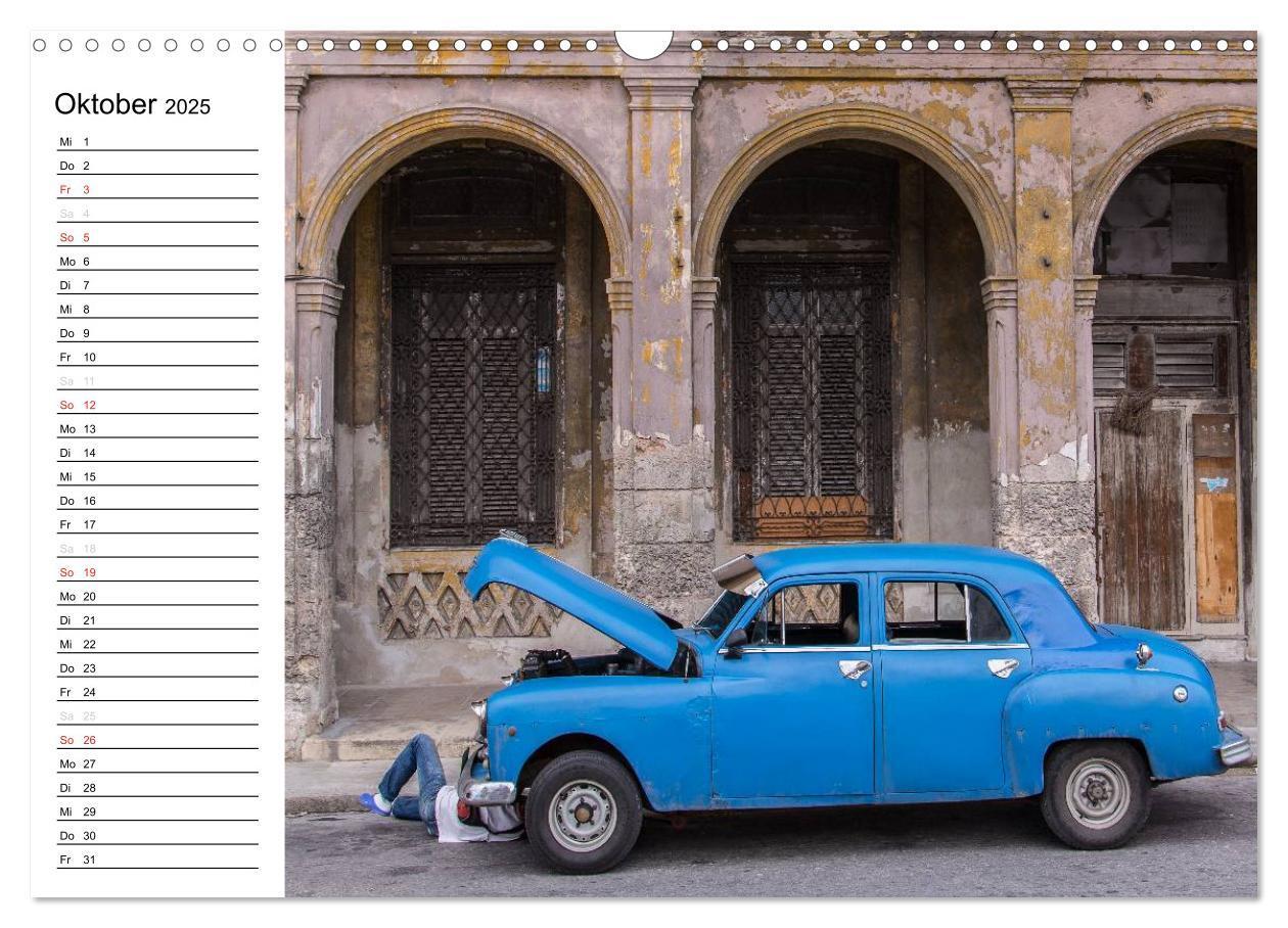 Bild: 9783435535538 | Cars on Cuba (Wandkalender 2025 DIN A3 quer), CALVENDO Monatskalender