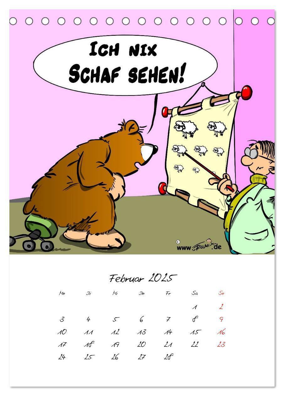 Bild: 9783457045312 | Trumix Cartoons - Gesundheit (Tischkalender 2025 DIN A5 hoch),...