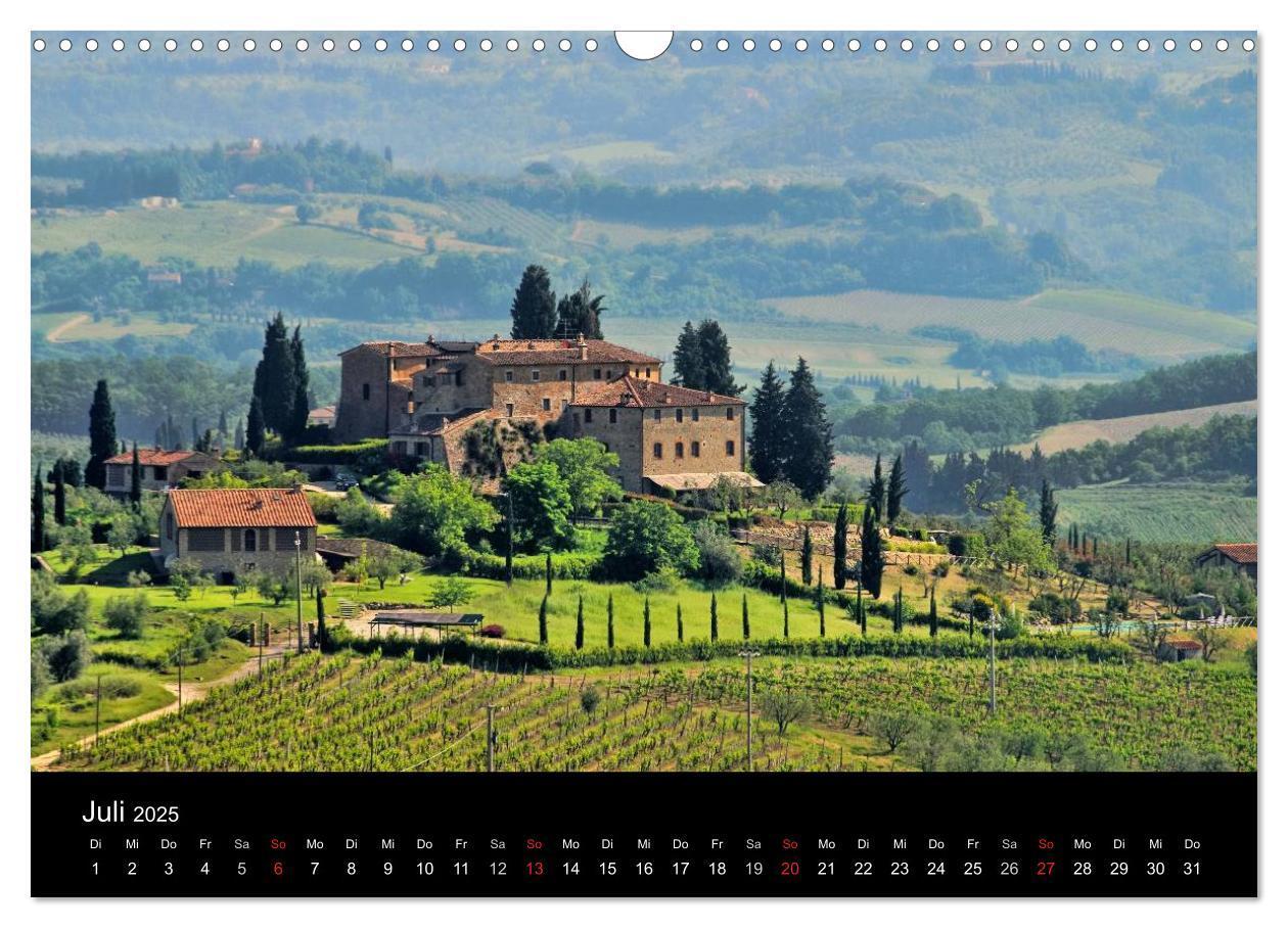 Bild: 9783435757039 | Toskana ¿ Traumlandschaft in Italien (Wandkalender 2025 DIN A3...