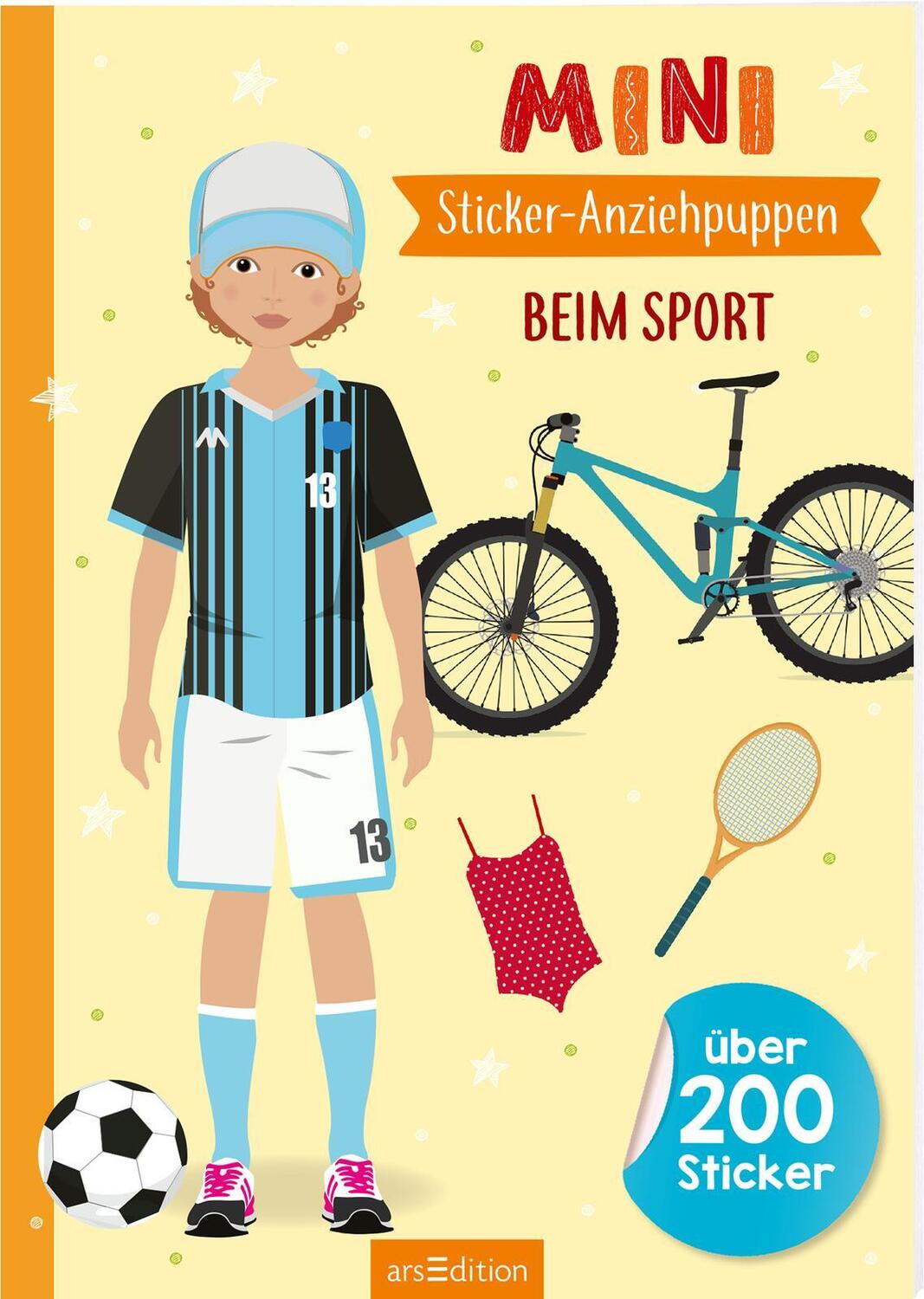 Cover: 9783845858067 | Mini-Sticker-Anziehpuppen - Beim Sport | Über 200 Sticker | Buch