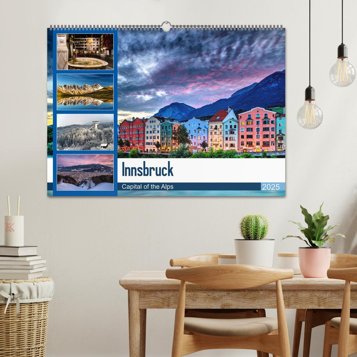 Bild: 9783435276448 | Innsbruck - Capital of the Alps (Wandkalender 2025 DIN A2 quer),...