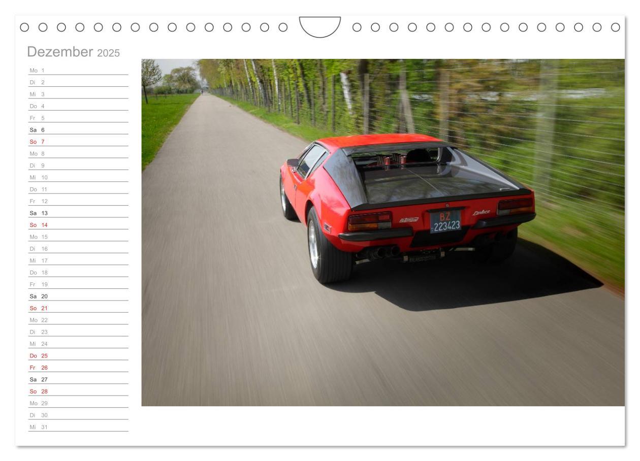 Bild: 9783435537242 | De Tomaso Pantera (Wandkalender 2025 DIN A4 quer), CALVENDO...