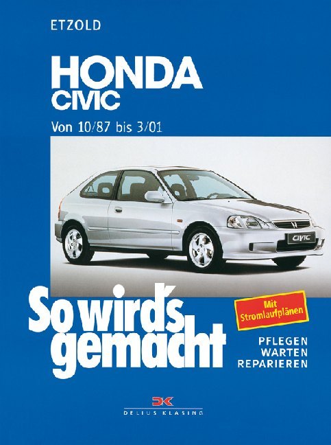 Cover: 9783768811330 | Honda Civic von 10/87 bis 3/01 | Rüdiger Etzold (u. a.) | Taschenbuch