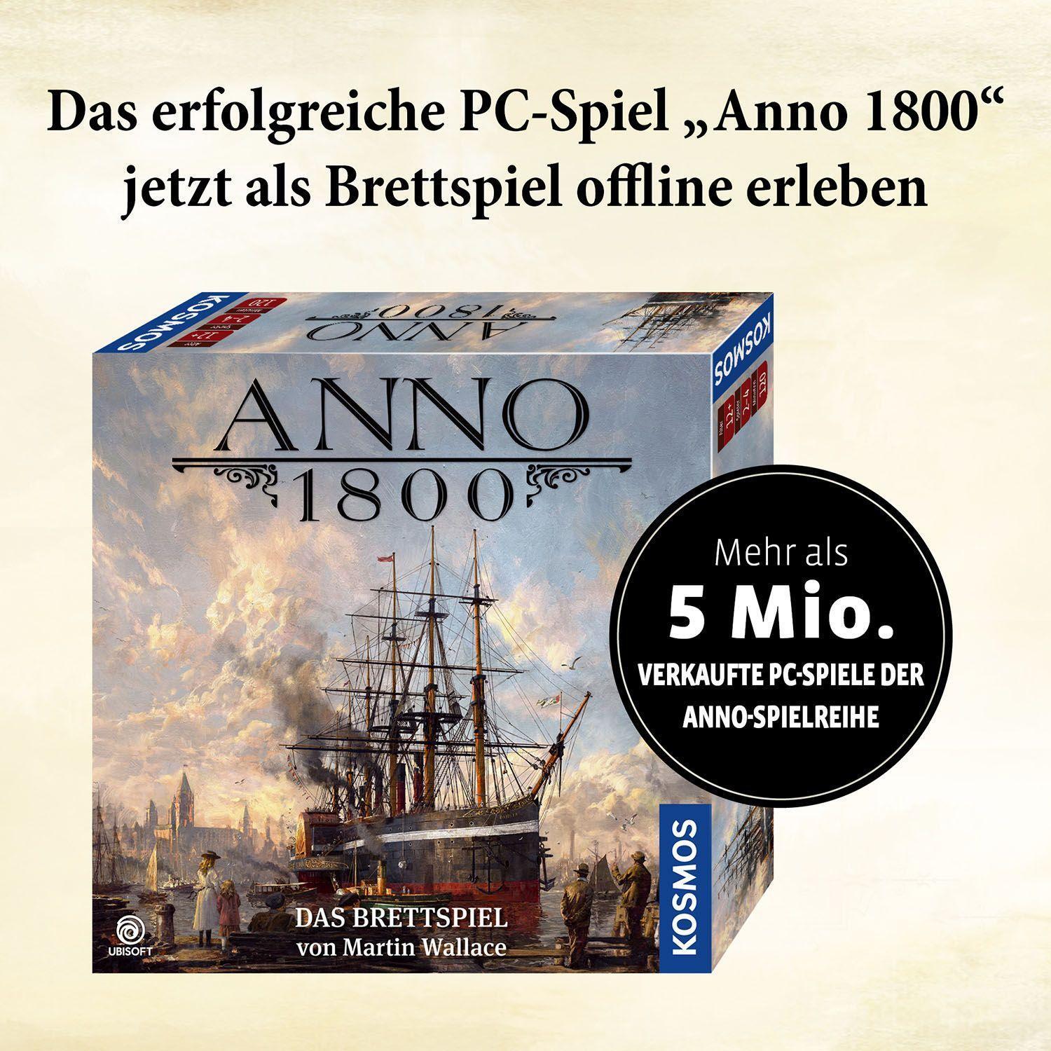 Bild: 4002051680428 | Anno 1800 | Martin Wallace | Spiel | Deutsch | 2020 | Kosmos