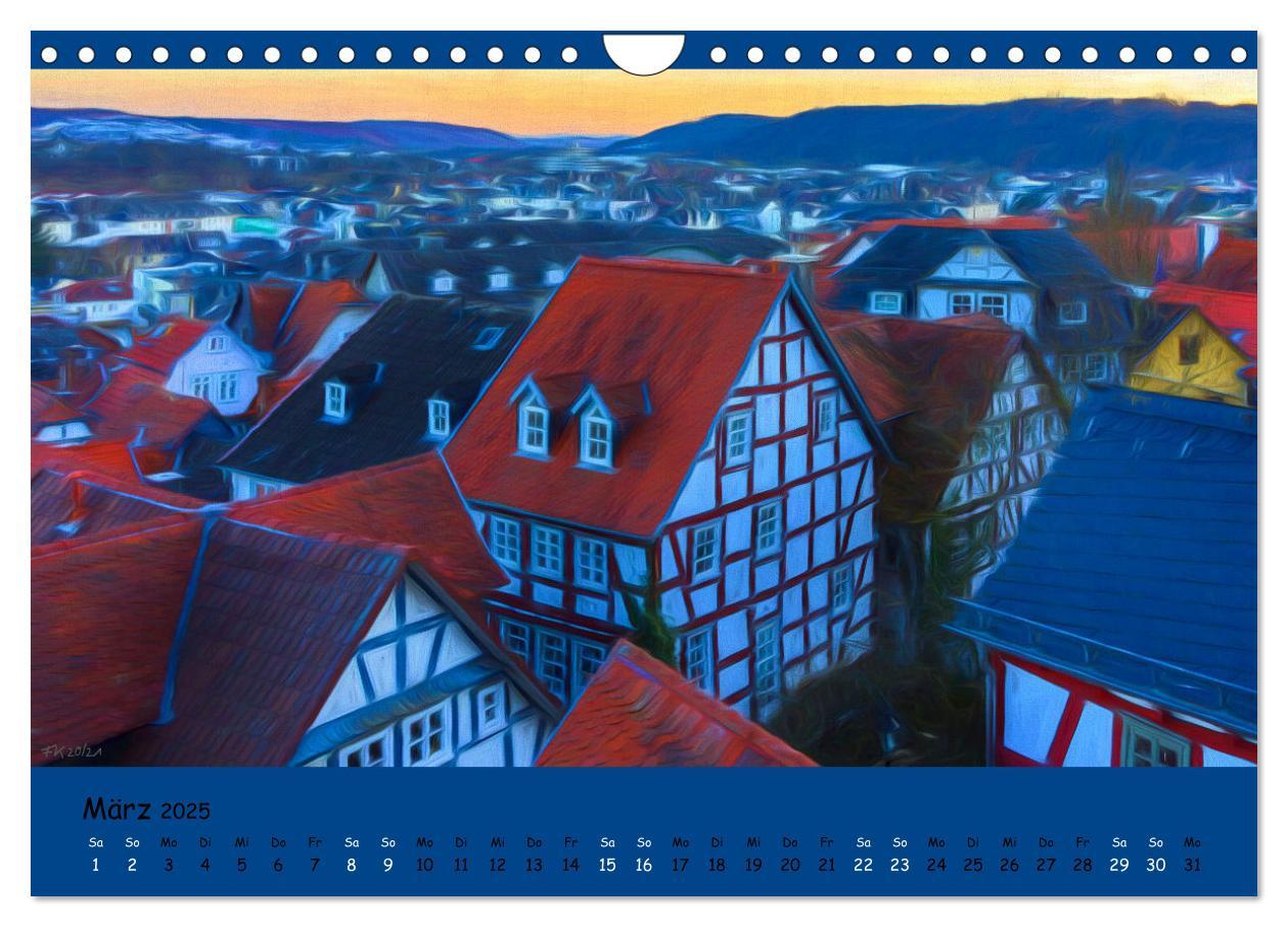 Bild: 9783435091942 | Malerisches Marburg (Wandkalender 2025 DIN A4 quer), CALVENDO...