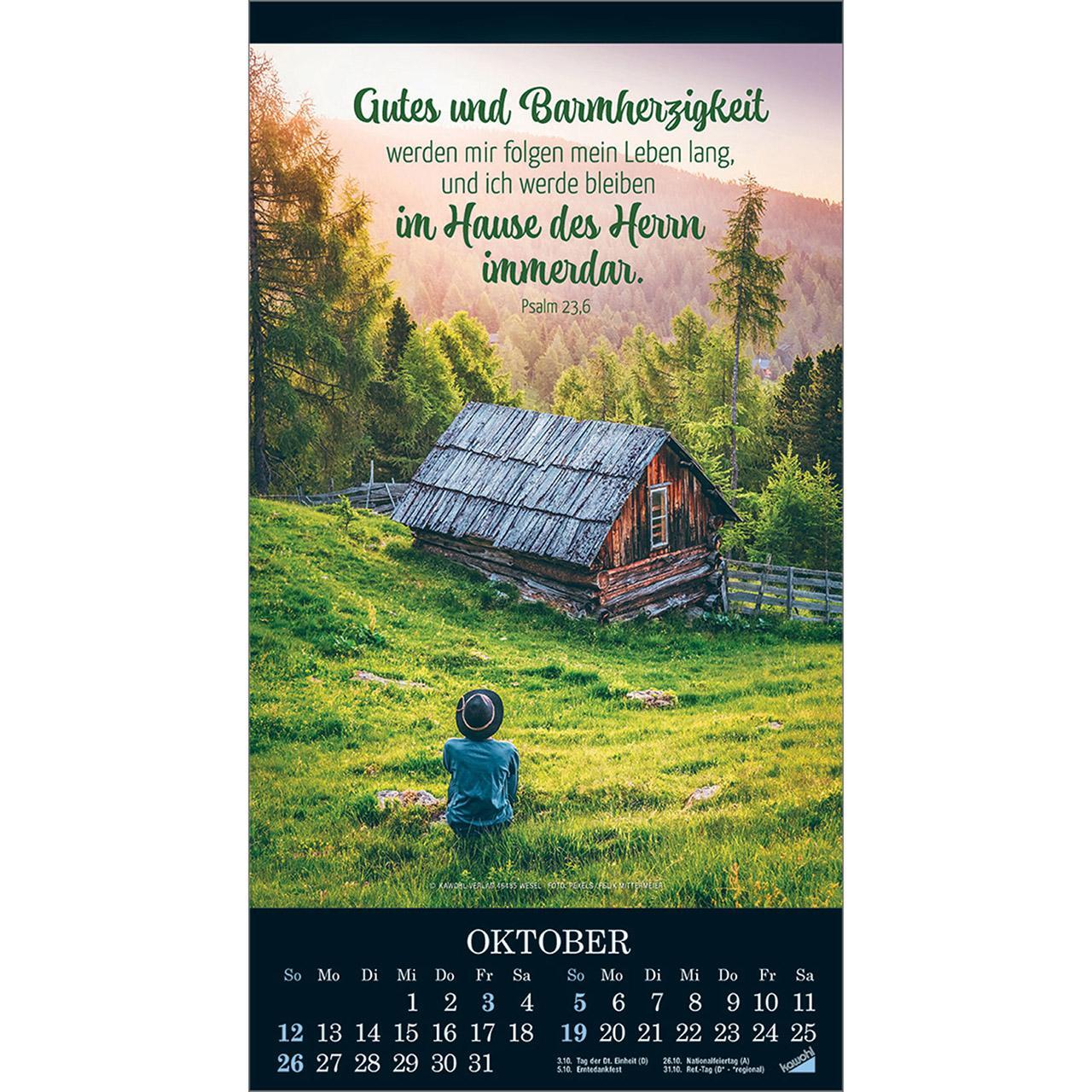 Bild: 9783754855058 | Die Wunder deiner Werke 2025 | Besinnungskalender | Kalender | 14 S.