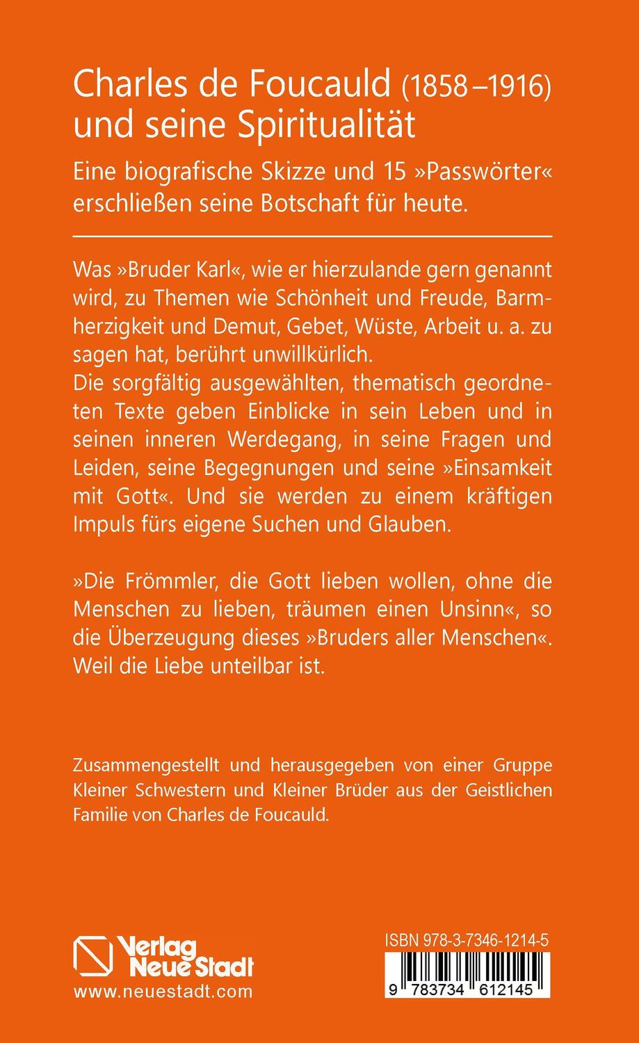 Rückseite: 9783734612145 | Allen ein Bruder | Passwörter einer Spiritualität für unsere Zeit