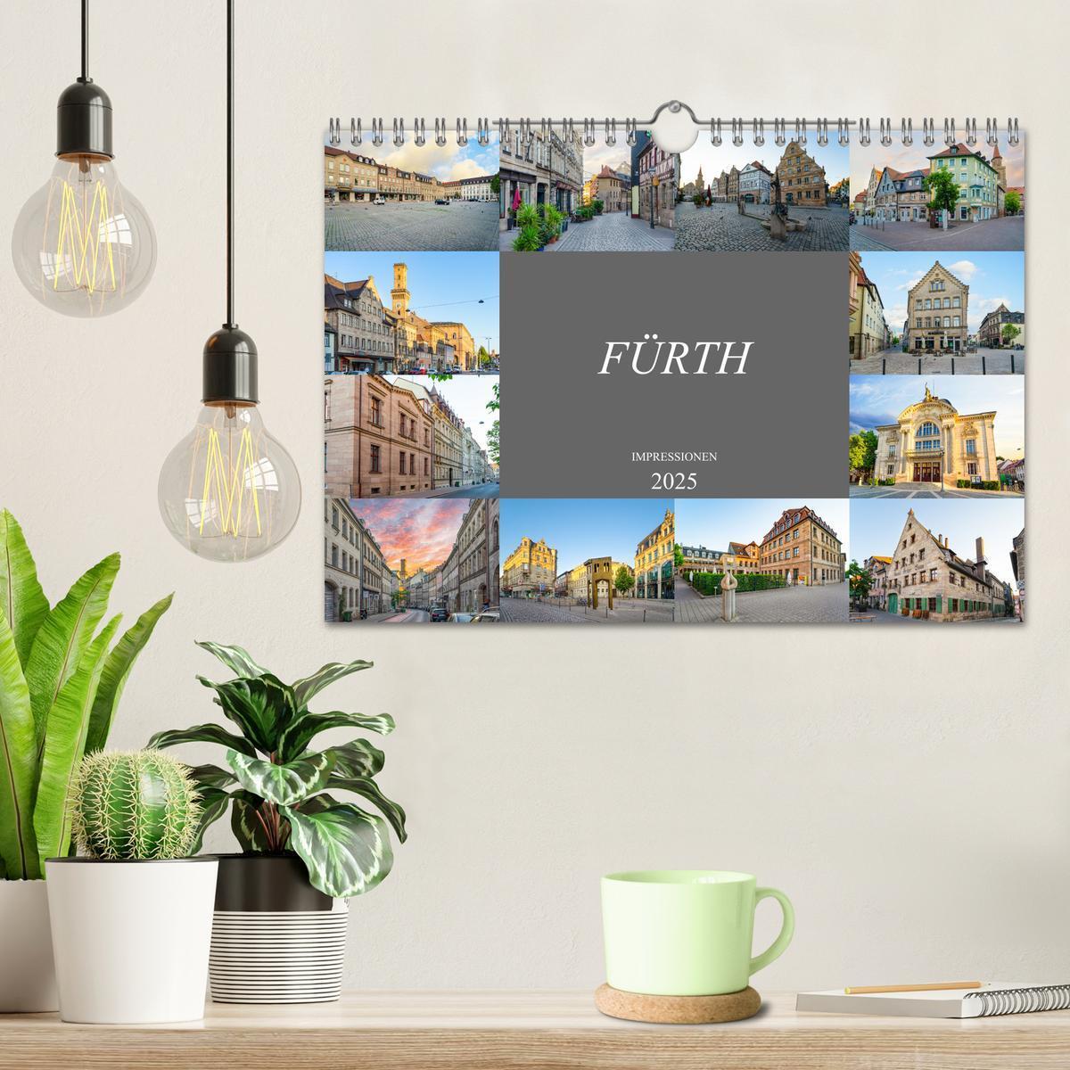 Bild: 9783435061563 | Fürth Impressionen (Wandkalender 2025 DIN A4 quer), CALVENDO...