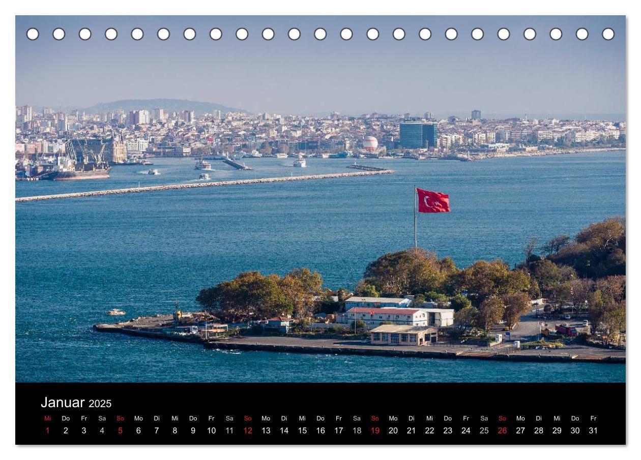 Bild: 9783435821891 | Istanbul (Tischkalender 2025 DIN A5 quer), CALVENDO Monatskalender