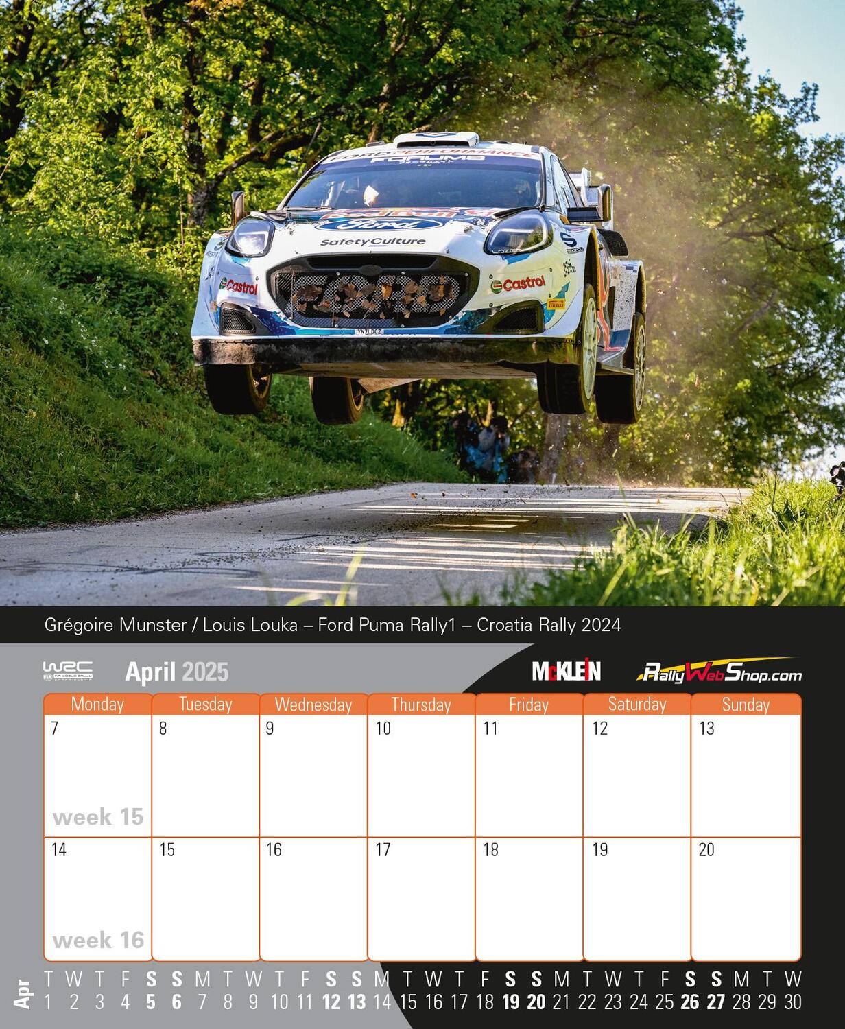 Bild: 9783947156610 | 2025 Desktop Rally Calendar | History meets the Present | Klein | 2025