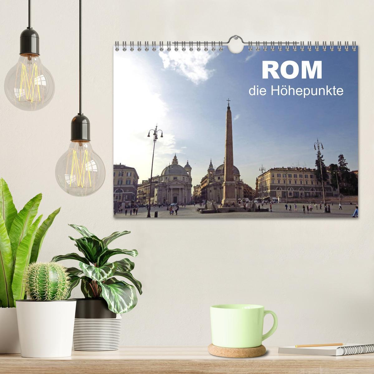 Bild: 9783435643486 | Rom - die Höhepunkte (Wandkalender 2025 DIN A4 quer), CALVENDO...