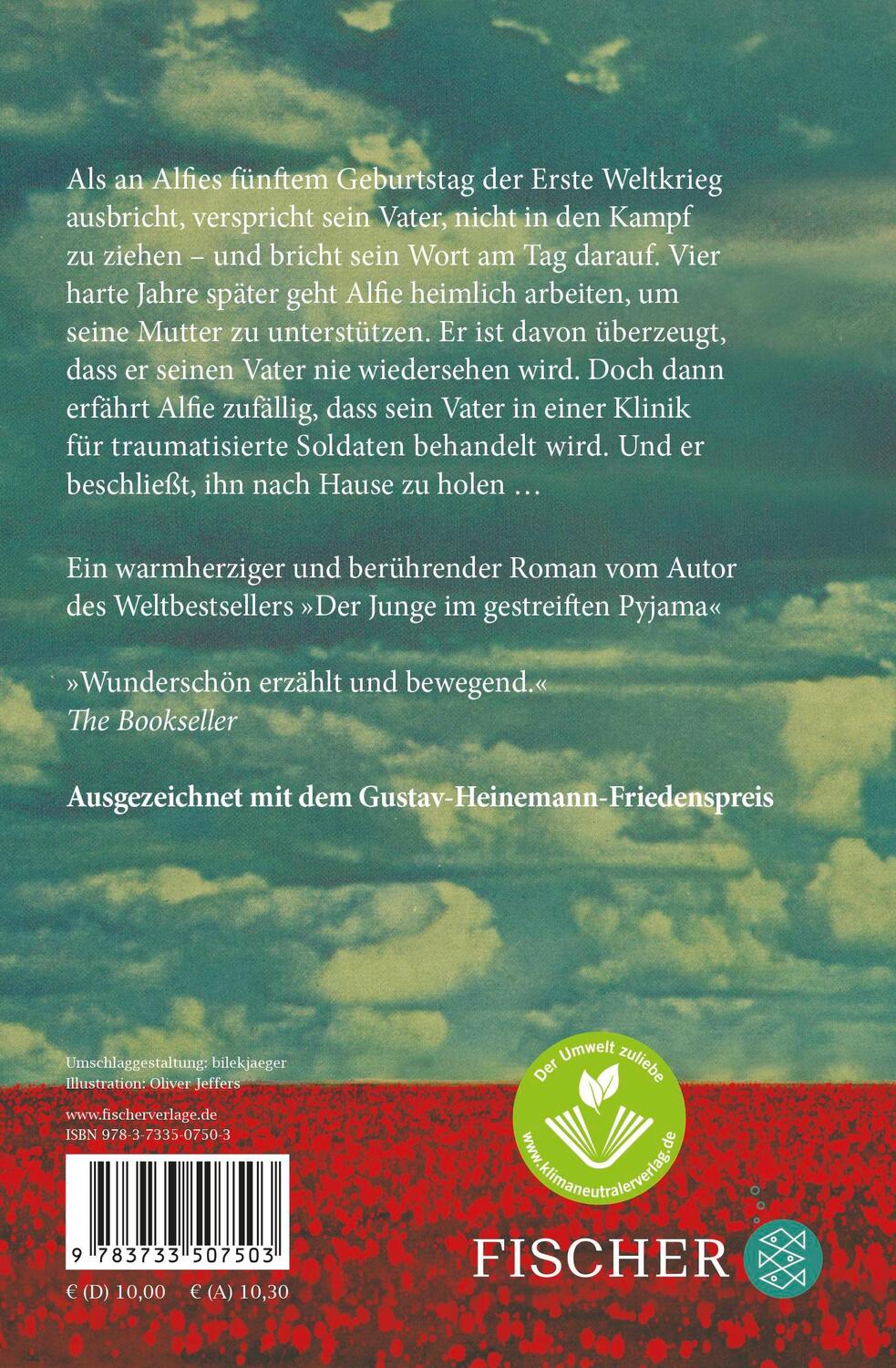 Rückseite: 9783733507503 | So fern wie nah | John Boyne | Taschenbuch | 256 S. | Deutsch | 2024