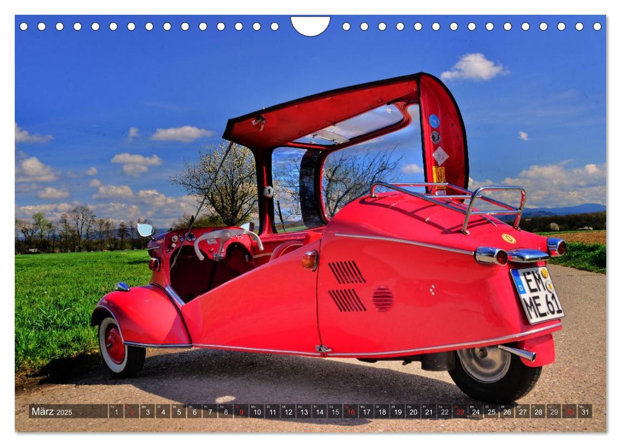 Bild: 9783435612956 | Messerschmitt KR 200 Kabinenroller (Wandkalender 2025 DIN A4 quer),...