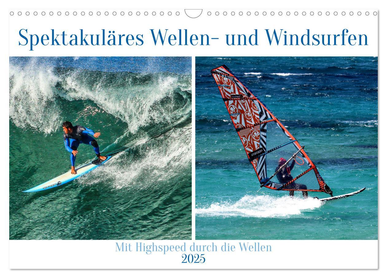 Cover: 9783457146996 | Spektakuläres Wellen- und Windsurfen (Wandkalender 2025 DIN A3...