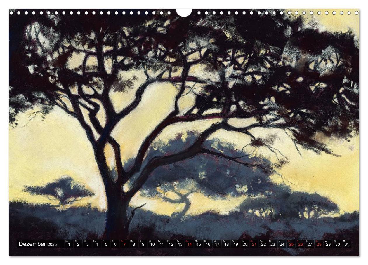 Bild: 9783435494163 | Afrika in Pastellgemälden (Wandkalender 2025 DIN A3 quer), CALVENDO...