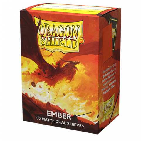 Cover: 5706569150549 | DS100 Dual Matte - Ember (Orange) | Dragon Shield! | EAN 5706569150549