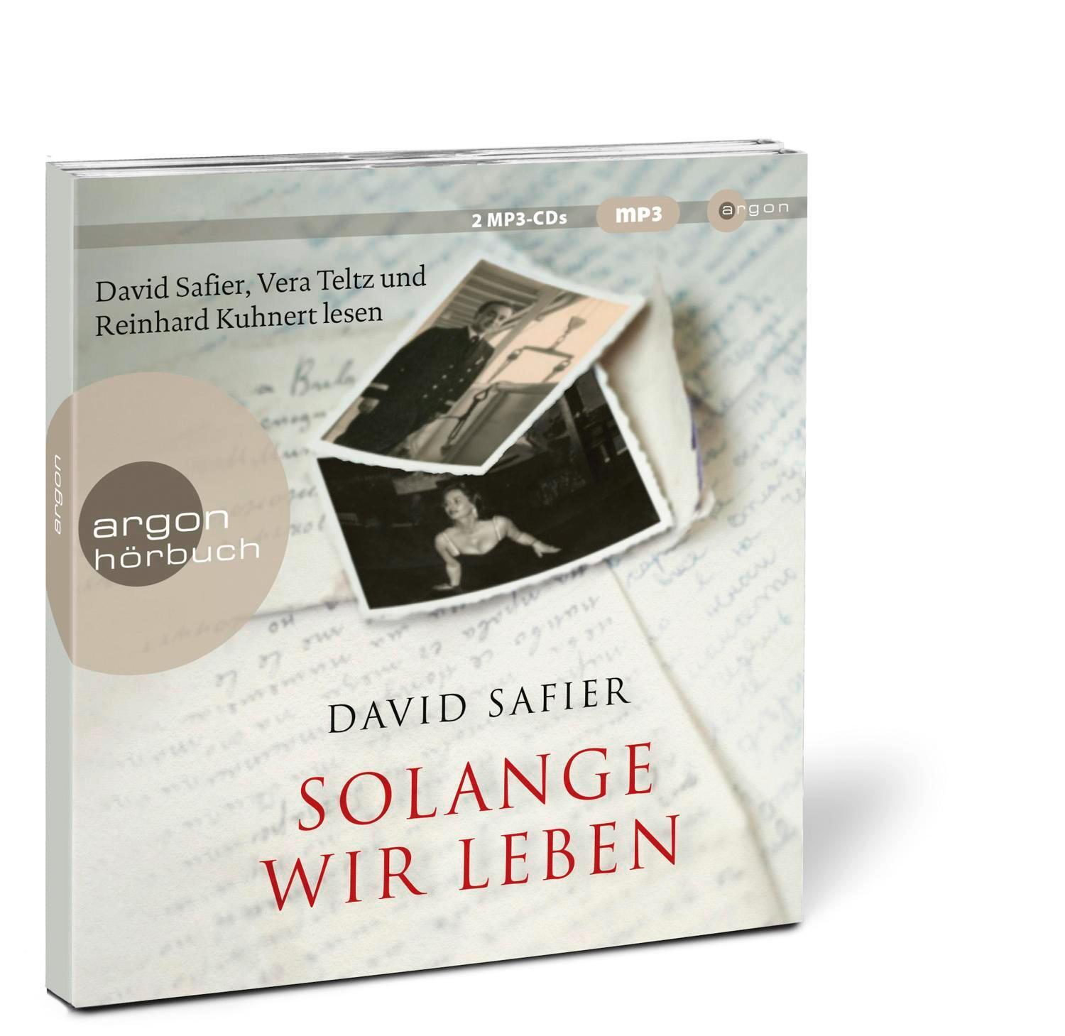 Bild: 9783839820193 | Solange wir leben | David Safier | MP3 | 2 Audio-CDs | Deutsch | 2023