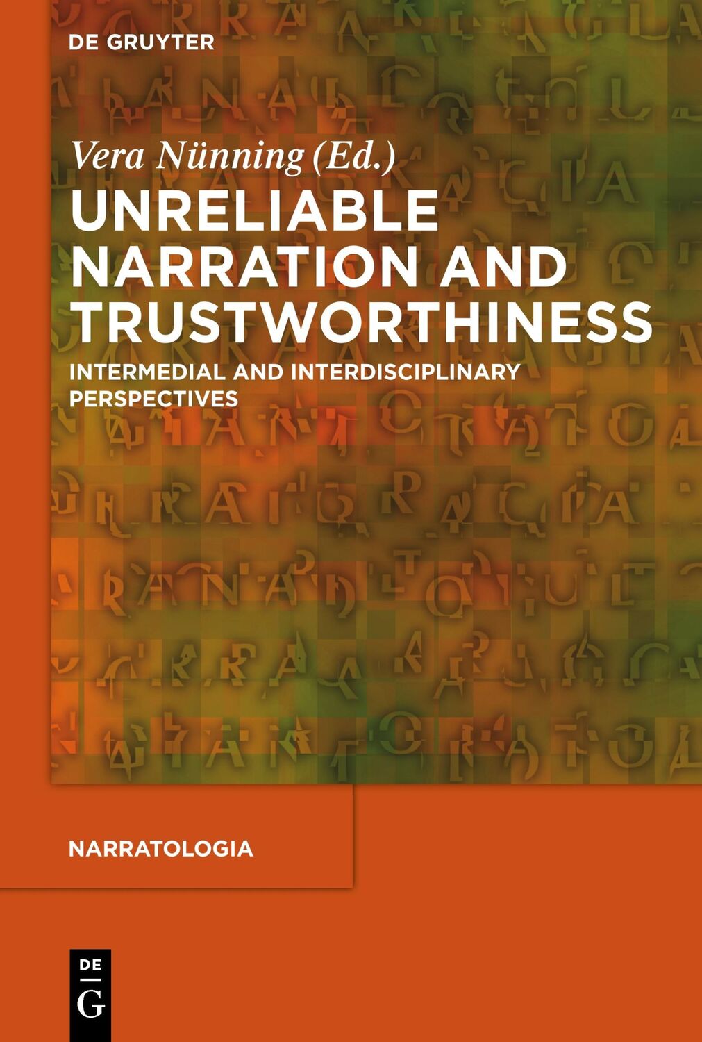 Cover: 9783110553093 | Unreliable Narration and Trustworthiness | Vera Nünning | Taschenbuch