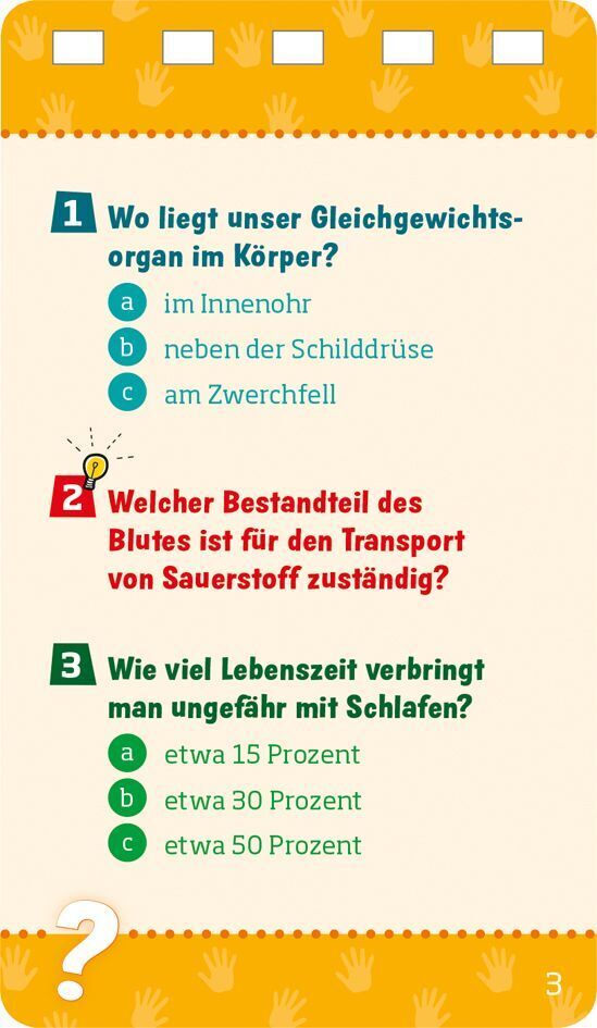 Bild: 9783788676186 | WAS IST WAS Quiz Körper | Lisa Hebler | Taschenbuch | Spiralbindung