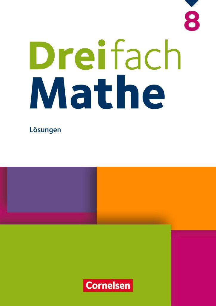 Cover: 9783060436392 | Dreifach Mathe 8. Schuljahr - Lösungen zum Schulbuch | Kartoniert