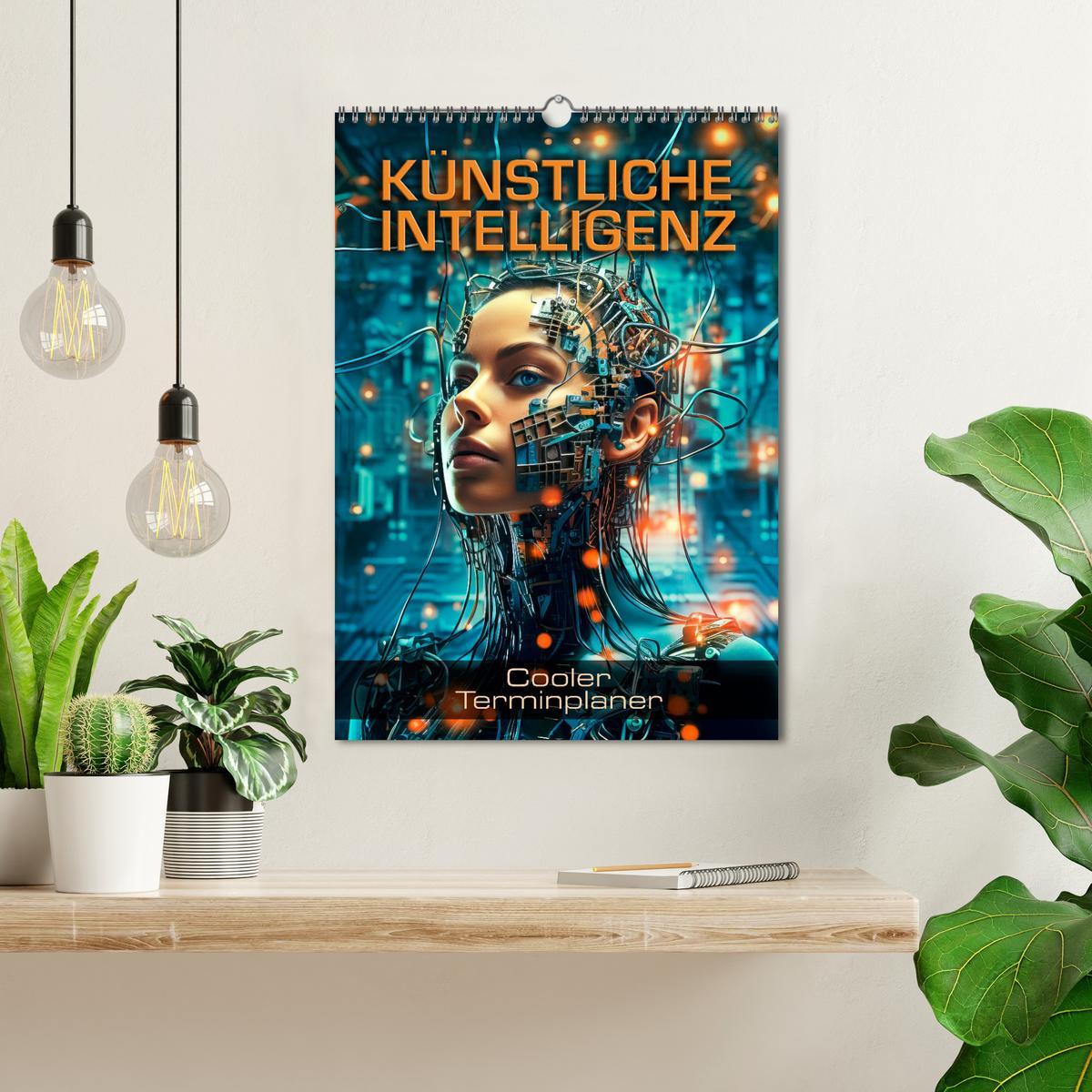 Bild: 9783435849789 | KÜNSTLICHE INTELLIGENZ Cooler Terminplaner (Wandkalender 2025 DIN...