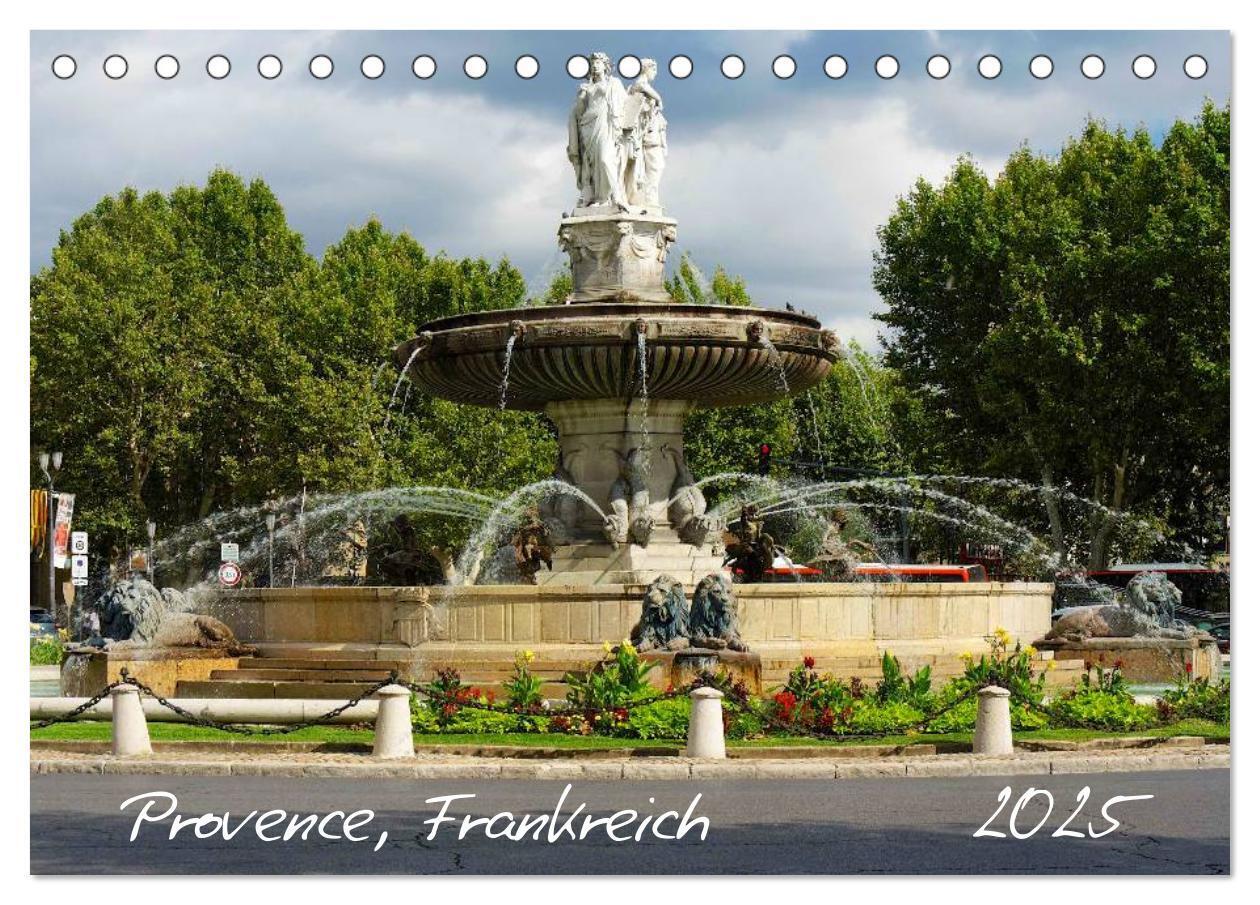 Cover: 9783435817443 | Provence, Frankreich (Tischkalender 2025 DIN A5 quer), CALVENDO...