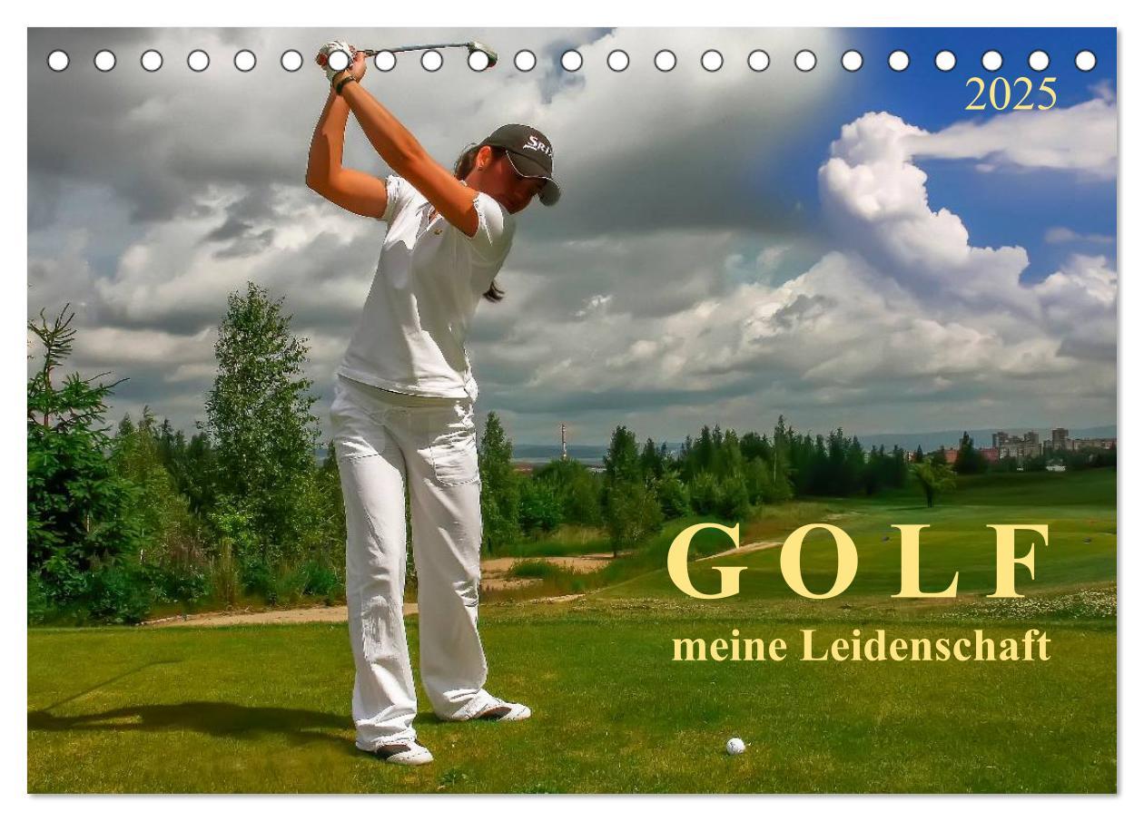 Cover: 9783435581153 | Golf - meine Leidenschaft (Tischkalender 2025 DIN A5 quer),...