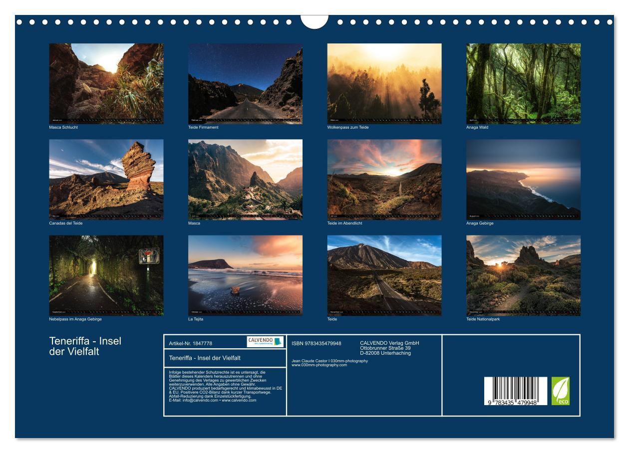 Bild: 9783435479948 | Teneriffa - Insel der Vielfalt (Wandkalender 2025 DIN A3 quer),...