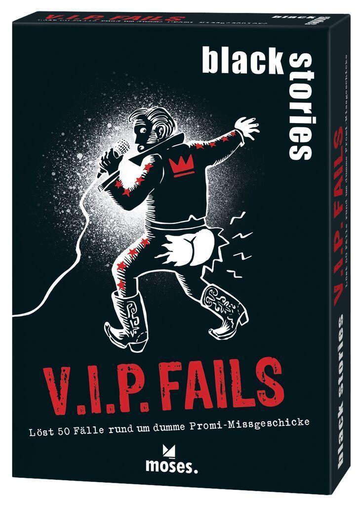 Cover: 4033477901750 | black stories V.I.P. Fails | Corinna Harder (u. a.) | Spiel | 50 S.