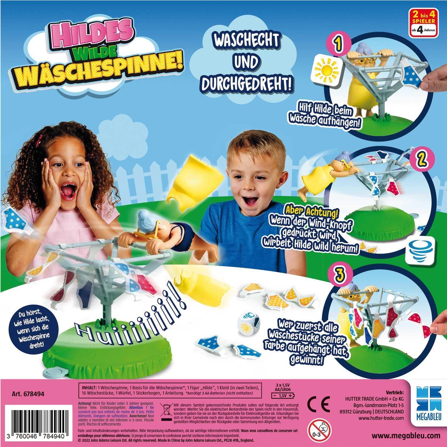 Bild: 3760046784940 | Hilde's wilde Wäschespinne | Megableu | Spiel | Deutsch | 2022