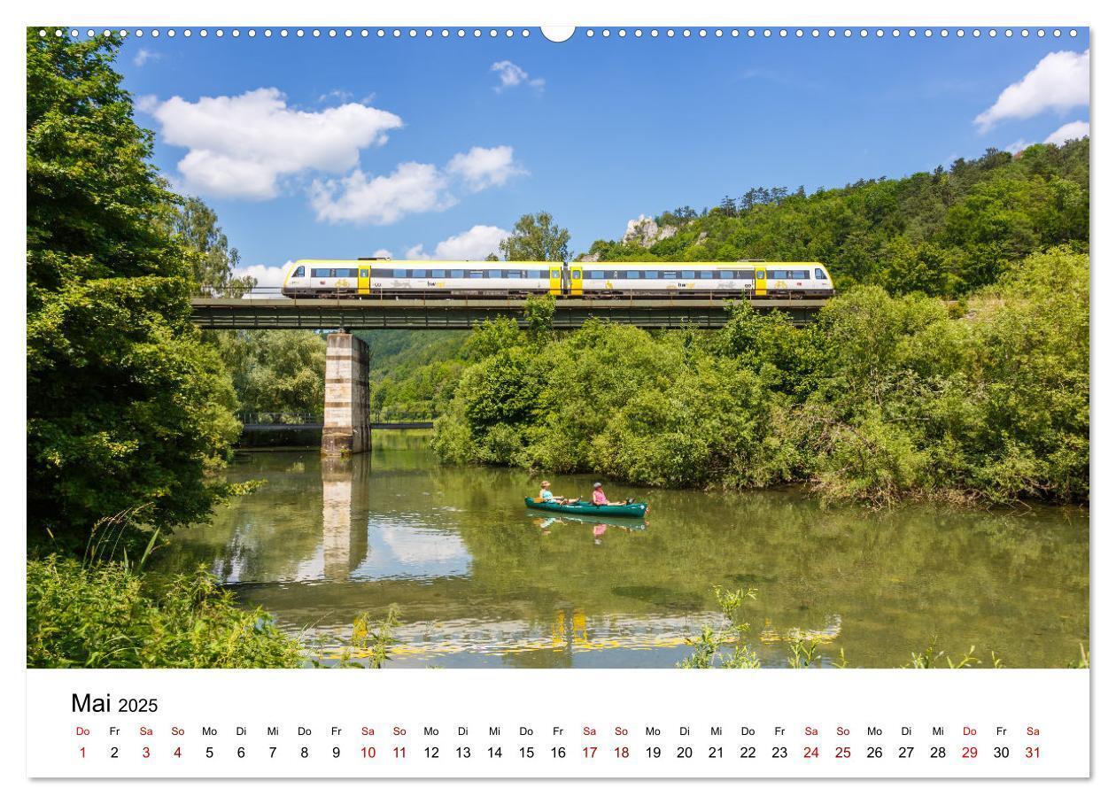 Bild: 9783435034772 | Eisenbahn in Deutschland (Wandkalender 2025 DIN A2 quer), CALVENDO...