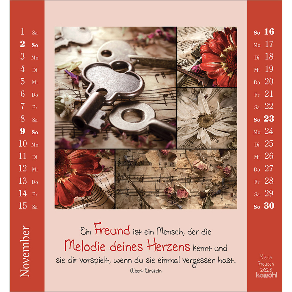 Bild: 9783754881453 | Kleine Freuden 2025 | Aufstell-Kalender mit Bildcollagen | Kalender