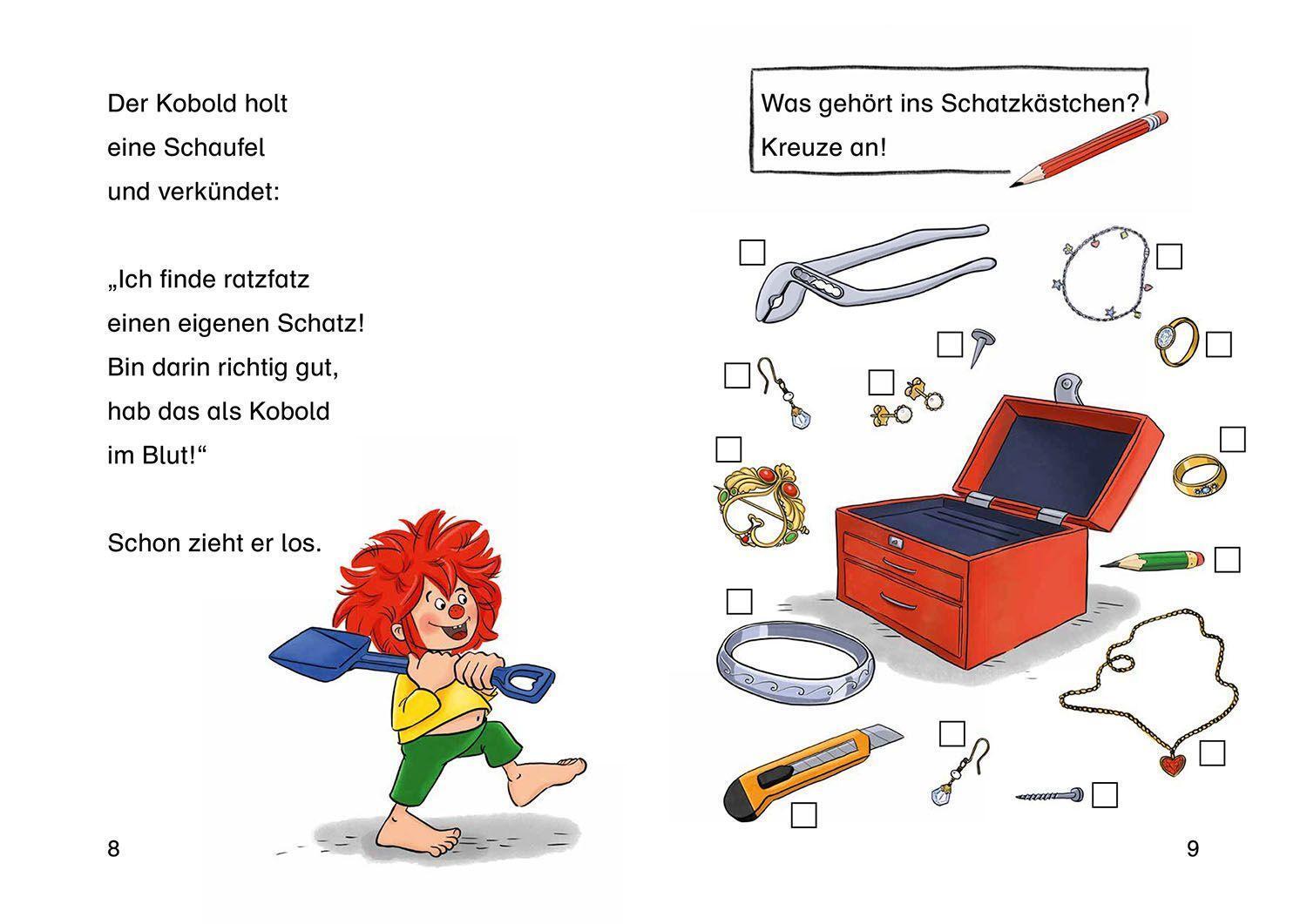 Bild: 9783440167984 | Pumuckl, Bücherhelden 1. Klasse, Pumuckl auf Schatzsuche | Ellis Kaut