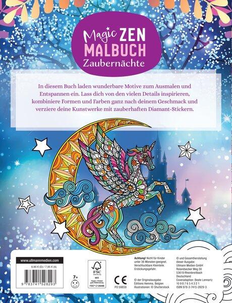 Rückseite: 9783741528293 | Magic Zen Malbuch - Zaubernächte | Ullmann Medien Verlag | Taschenbuch