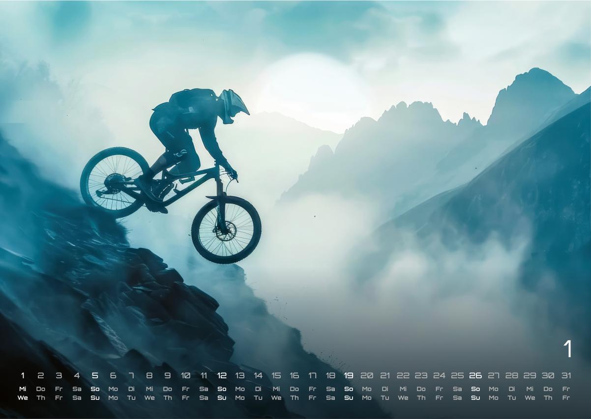 Bild: 9783986734138 | MTB Mountainbike - 2025 - Kalender DIN A3 | GP-Fever. de | Kalender