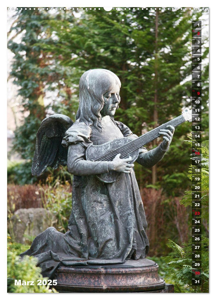 Bild: 9783435946655 | Friedhofsengel in Berlin (Wandkalender 2025 DIN A2 hoch), CALVENDO...